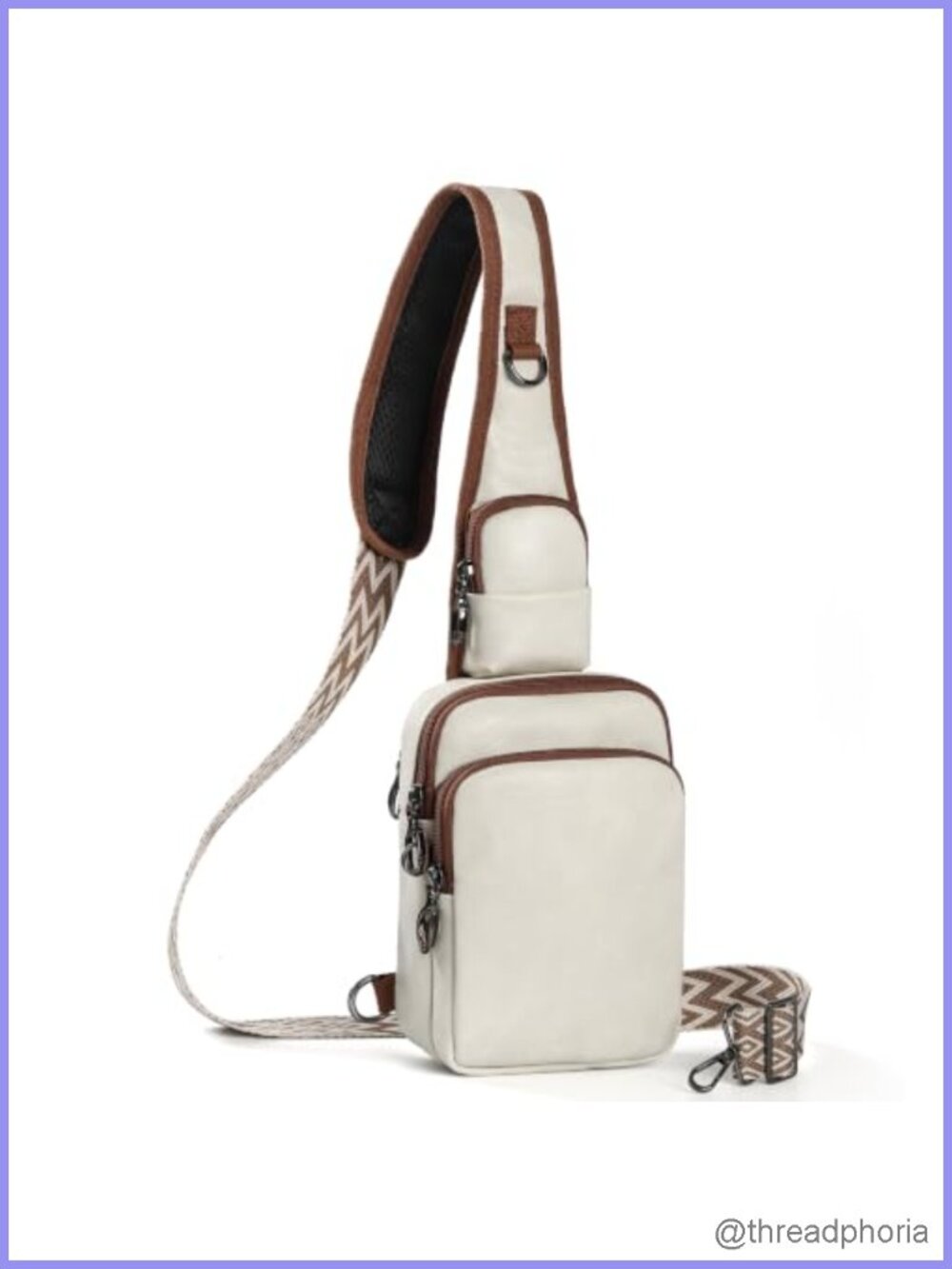 Women Vegan Leather RFID Blocking Anti Theft Crossbody Sling Bag